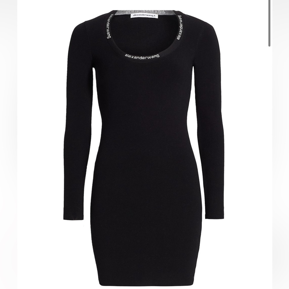 Alexander Wang Logo Bodycon Dress